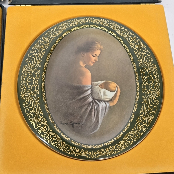 Pickard "Precious Moments" by Irene Spencer Decorative Plates Of 3 Vintage W Box - Picture 5 of 16